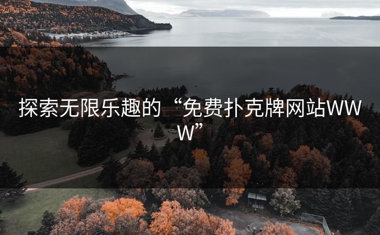 探索无限乐趣的“免费扑克牌网站WWW”